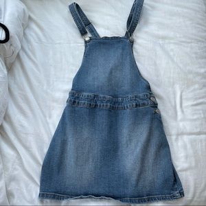 Overall Denim Dress